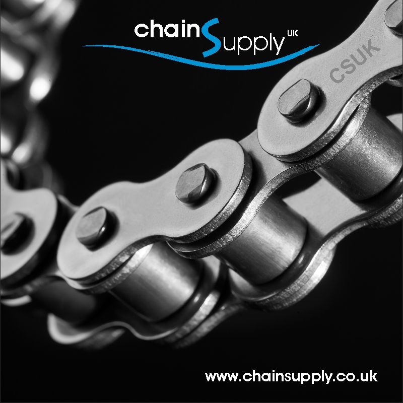 CSUK 1 1/4 Pitch BS Roller Chain Straight Sided Simplex 5 mtr